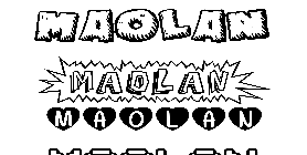 Coloriage Maolan