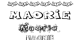 Coloriage Maorie