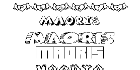 Coloriage Maoris