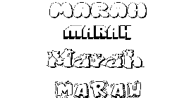 Coloriage Marah