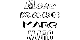 Coloriage Marc
