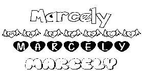 Coloriage Marcely