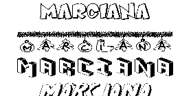 Coloriage Marciana