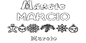 Coloriage Marcio