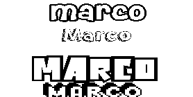 Coloriage Marco