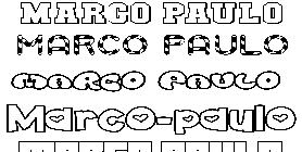 Coloriage Marco-Paulo