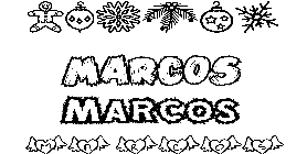 Coloriage Marcos