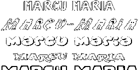 Coloriage Marcu-Maria