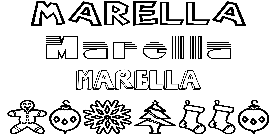 Coloriage Marella
