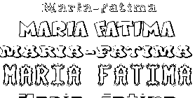 Coloriage Maria-Fatima