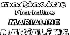 Coloriage Marialine
