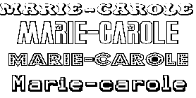 Coloriage Marie-Carole