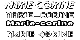 Coloriage Marie-Corine