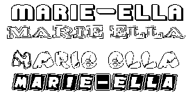 Coloriage Marie-Ella