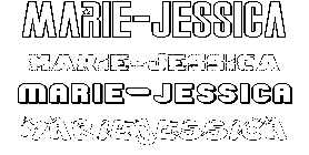 Coloriage Marie-Jessica