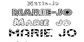 Coloriage Marie-Jo