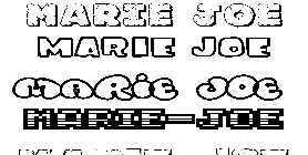 Coloriage Marie-Joe