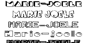 Coloriage Marie-Joele