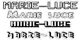 Coloriage Marie-Luce