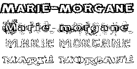 Coloriage Marie-Morgane