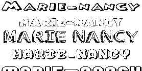 Coloriage Marie-Nancy