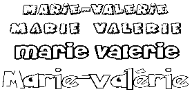 Coloriage Marie-Valérie
