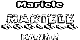 Coloriage Mariele