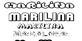 Coloriage Marilina