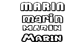 Coloriage Marin