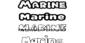 Coloriage Marine