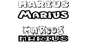 Coloriage Marius
