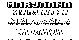 Coloriage Marjaana