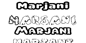 Coloriage Marjani