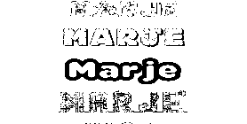 Coloriage Marje