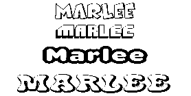 Coloriage Marlee