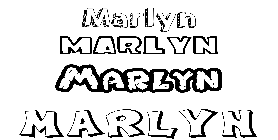 Coloriage Marlyn