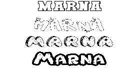 Coloriage Marna