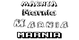 Coloriage Marnia