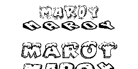 Coloriage Maroy