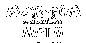 Coloriage Martim