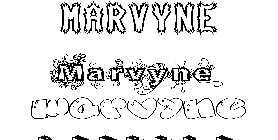 Coloriage Marvyne