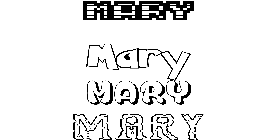 Coloriage Mary