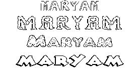 Coloriage Maryam