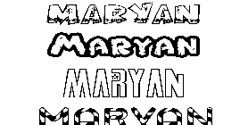 Coloriage Maryan