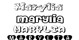 Coloriage Marylia