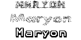 Coloriage Maryon