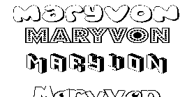 Coloriage Maryvon