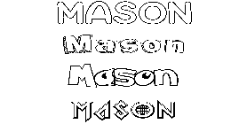 Coloriage Mason