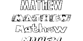 Coloriage Mathew