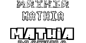 Coloriage Mathia